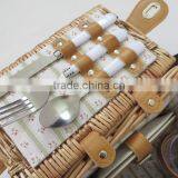 Wholesale Wicker Picnic Basket With Wine Holder for 2 Person thumbnail-6