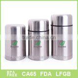 Keep Hot and Cold 500ml 750ml 1000ml With 2lids Vacuum Jar thumbnail-1