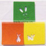 Website 2017 Hot New Products China Supplier Wholesale Eco-friendly Promational Felt Coffee Pad Table Protector Cup Mat