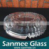 High Quality Round Glass Ashtray Outdoor Designer Ashtray thumbnail-2