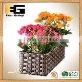 Rectangle PE/Plastic Rattan Outdoor Flower Pot thumbnail-6