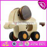 Top Sale Mini Animals Car Wooden Toys for 1 Year Old W04A049 thumbnail-5