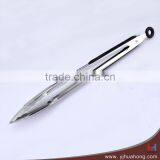 12" Skidproof Handle Durable Stainless Steel Food Tongs HFT-SS04C thumbnail-1