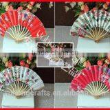 High Quality Ladies Gift Fan in Bamboo thumbnail-1