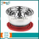 Home Goods Non-Slip Silicone Stainless Steel Fruit Bowl thumbnail-2