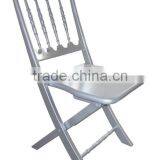 High Quality White Foldiing Banquet Chair thumbnail-3