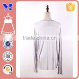 Guangzhou Factory Sell Boat Neckline Cropped Hem Basic 140G Cotton T-shirt thumbnail-2