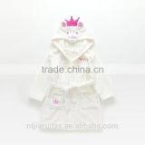 100% Polyester Animal Shape Kids Hooded Bath Robe,kids Bathrobe, Children Bathrobe thumbnail-3