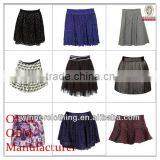 2015 High Quality Fashion Korean Style Ladies' Thick Pleated Plus Size Mini Plaid Skirt thumbnail-1