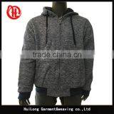 100% Polyester Wholesale Custom Design Thick Sherpa Lined Fleece Hoodie For Men thumbnail-2