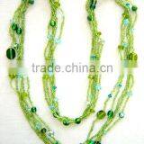 Multi String Thin Bead Necklaces thumbnail-1