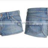 Hot Sale Women's Blue Jeans Short thumbnail-1
