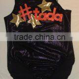 Gymnastics Leotard Girls Custom Made Leotards Black Mystique "tada" thumbnail-1