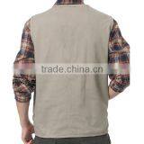 2015 Wholesale Portable Spring Man's Multi Pocket Vest thumbnail-3