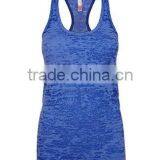 Next Level Apparel Ladies' Burnout Racerback Tank Top - Made From Pre-shrunk 65% Polyester and 35% Cotton. Comes With Your Logo. thumbnail-6