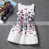 2015 New Design Ruffle Chiffon Flower Girl Dress thumbnail-5