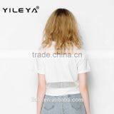 Latest Lovely t Shirt Designed Cotton Young Ladies Latest Blouses Designs thumbnail-4