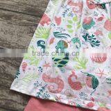 Summer Baby Girls Clothes Coral Ocean World Fish Under the Sea Boutique Shorts Cotton Kids Wear Ruffles Match Accessories thumbnail-3