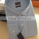 Light Blue Oxford Latest Design Mens Casual Dress Shirts thumbnail-1