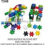 500 g Educational Blocks Plastic Building Tube Toy For Kids thumbnail-2