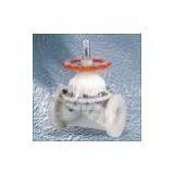 2, 4, 10 Inch UPVC CPVC PVDF PP Plastic 1way Diaphragm Valves, Manual Diaphragm Valves thumbnail-1