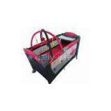 Vertical Metal Secure Portable Baby Playpen , Luxury Travel Cot