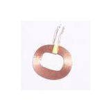 A5 Round Gold Copper Wire Qi Wireless Charger Coil For Mobile Phones