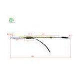 Black Front Brake Cable ST70 Monkey Honda Motorcycle Parts for DAX70 CT70 Z50 SKYTEAM Gray thumbnail-1