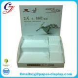 Cosmetic items customized cardboard counter dipslay
