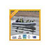 550cm Long 12mm Aluminum Floor PVC Inflatable Boat/13 Persons A Type Hull Hypalon Inflatable Boat for Sale thumbnail-1