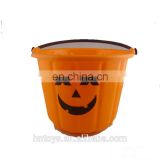 Hot sale Plastic candy bucket halloween candy bucket pumpkin bucket