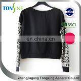Letter Printing Pullovers for Women's Long Sleeve Jacquard thumbnail-3