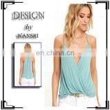Sexy Women Clothing V-neck Ladies Blouse and Crop Tops for Women 2016