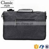 Computer Custom Laptop Bag New Products Black Canvas Felt Shoulder Bag For Men Computer Portable Game Bag thumbnail-2