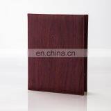 Hot Sale Handmade Eco-friendly Leather Resturant Wine Menu thumbnail-2