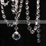 Clear Acrylic Crystal Beaded Chains Garland Decoration