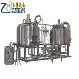 Beer making machine micro brewery equipment copper 3BBL beer brewing equipment