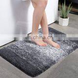 The manufacturer sells high grade micro polyester bath mats shanggy washable floor mat