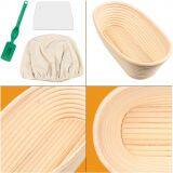 Hot Selling on Amazon Oval Rattan Banneton Bread Proofing Fermentation Basket thumbnail-3