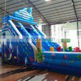 Outdoor Playground Inflatable Shark Slide For Children Amusement Park thumbnail-3