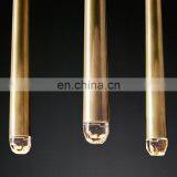 Luxury Round Linear Solid Brass Crystal Chandelier Pendant Lamp thumbnail-3