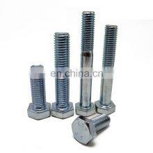 Din931 Din933 Hexagonal 4.6 Grade Bolt Galvanized