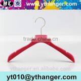 YY0493 Custom Hanger Factory Bridal Dress Hanger Wedding Dress Purple Notched Velvet Hanger Supplier's Choice thumbnail-6