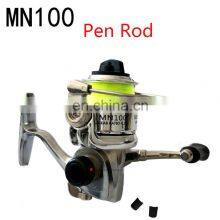 In Stock Light Weight And Portable Mini 100 Pen Rod Reel With Line Low Prices Spin Fishing Reel thumbnail-4