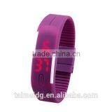 Custom Logo Plastic Digital Watch Rubber Band thumbnail-1