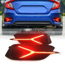 LED Reflector Light For Honda Civic 2016-2018 Rear Bumper Light Custom OEM thumbnail-5