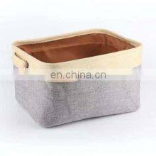 New Japanese Stackable Clothes Storage Fabric Foldable Storage Box Linen Clothes Storage Baskets Box for Household thumbnail-3