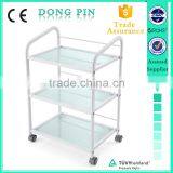 Black and White Trolley Furniture and Predicure Cart