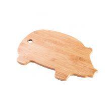 Pig Shape Small Bamboo Cutting Board Kitchen Fruit Bread Meat Vegetable Mini Chopping Boards thumbnail-2