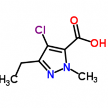 4-Chloro-3-ethyl-1-methyl-1H-pyrazole-5-carboxylicacid,